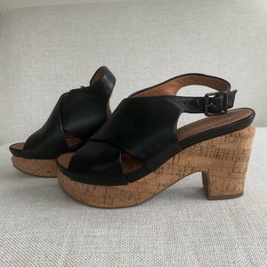 Gentle Souls wedge sandal.